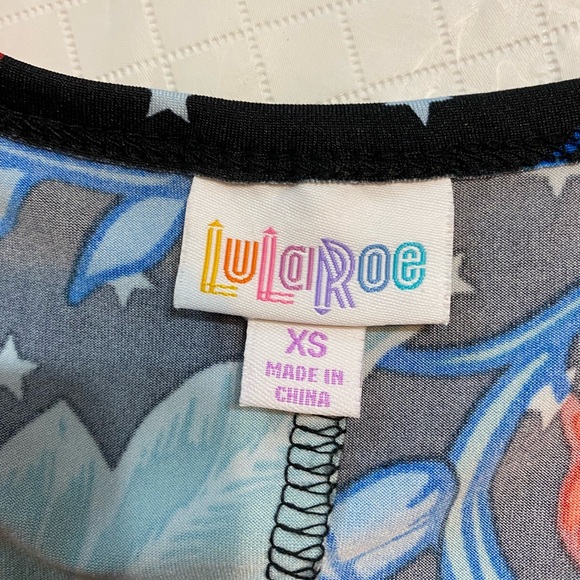 Floral Sleeveless Maxi Dress - Blue and Red XS - Picture 4 of 4